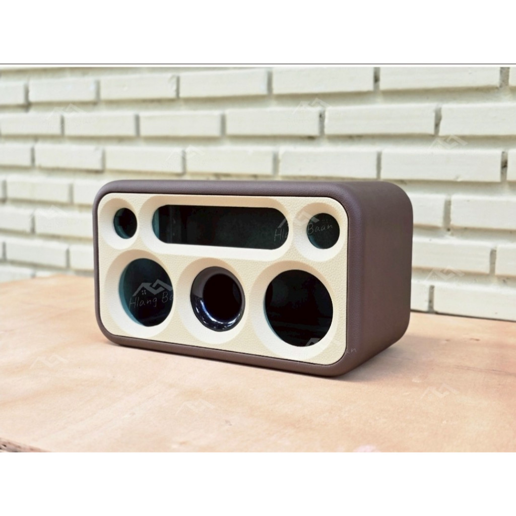 ตู้โค้ง Sonos 3.5" คู่ พอตหน้า [งานดิบ/ งานหุ้มหนัง]*ราคาไม่รวมแผ่นเพลท