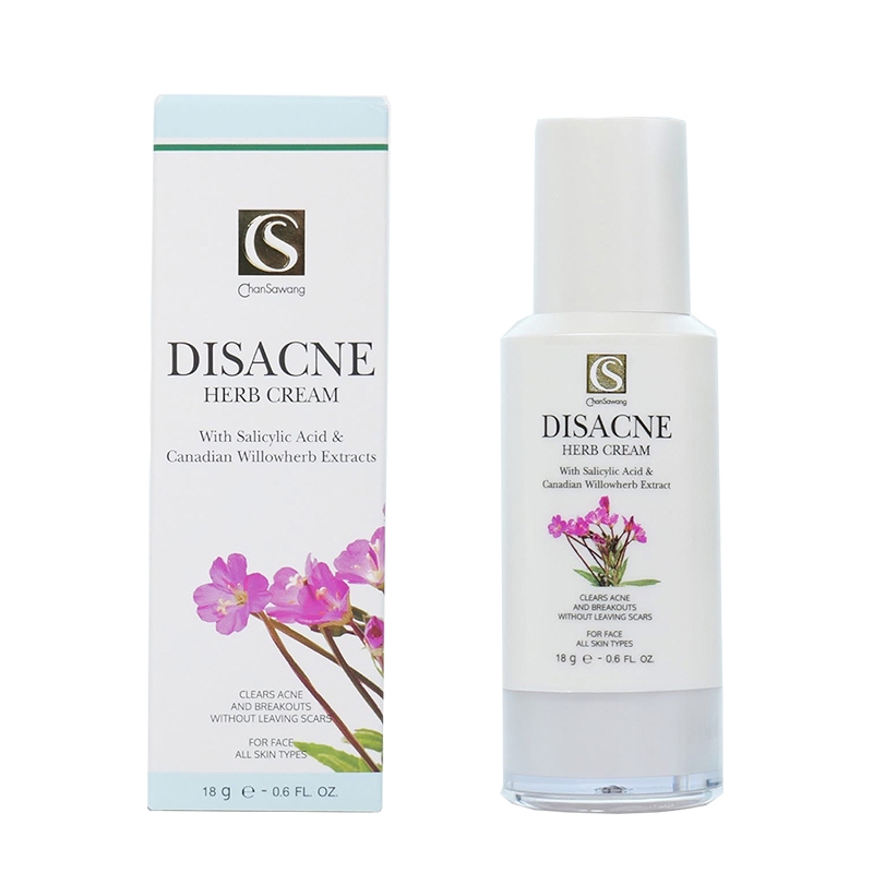 จันทร์สว่าง ครีมสิว ดิสแอคเน่ Dis-acne แบบไม่มีอาการ 18g. Chansawang ส่งฟรี