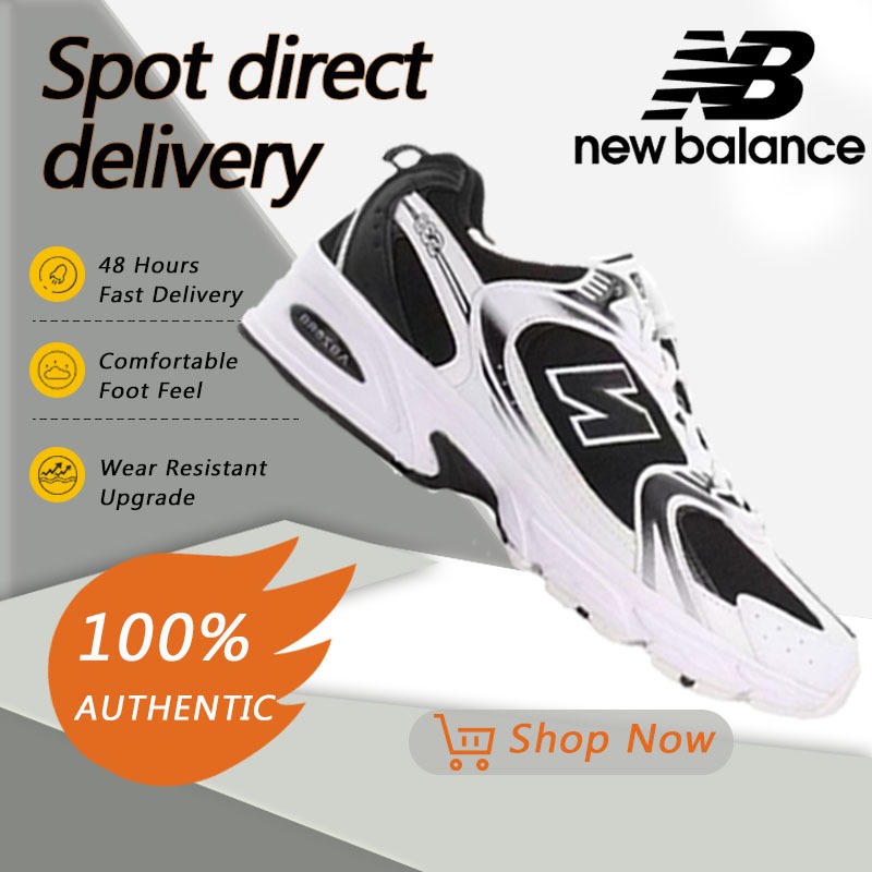 👉พร้อมส่งในไทย 👈New Balance NB 530 ทันสมัยและอเนกประสงค์ สวมใส่สบายและไม่ลื่น ทรงเตี้ย รองเท้าวิ่งลำ