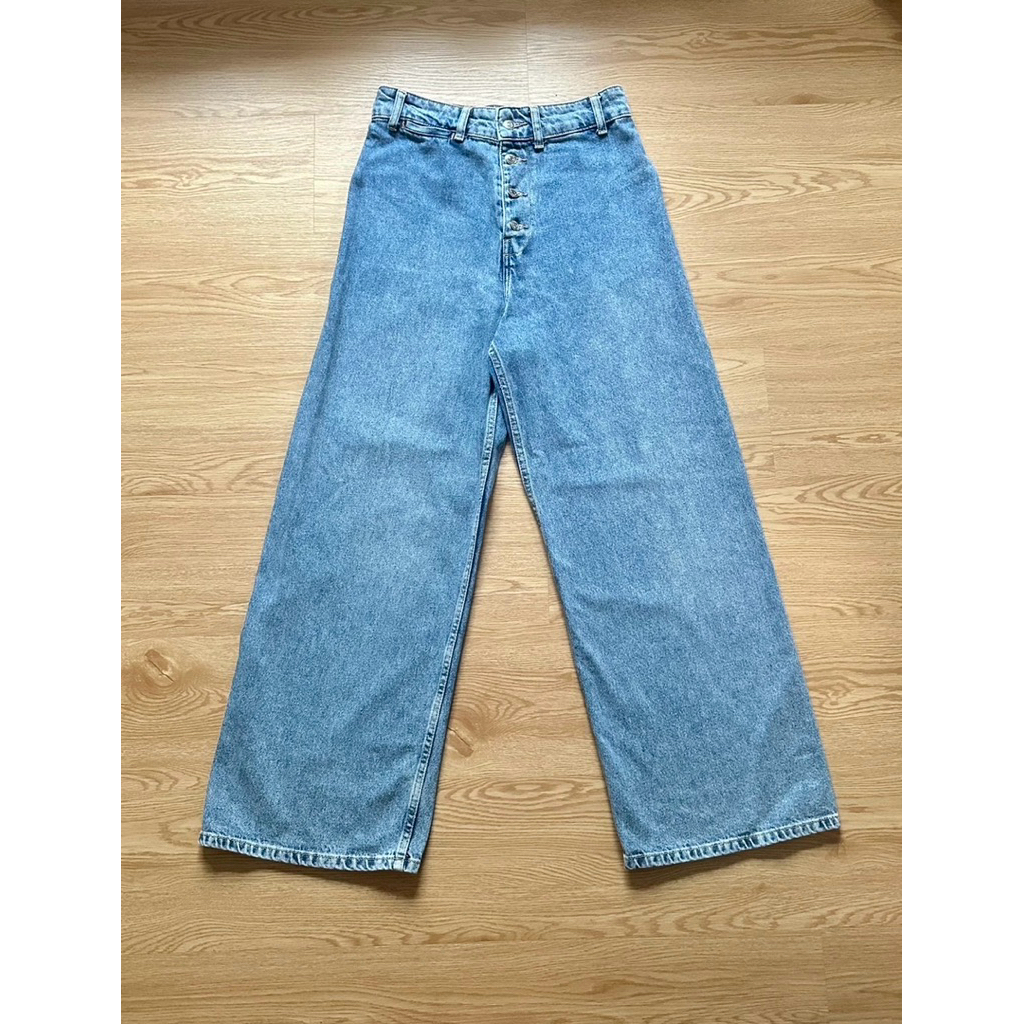 ใช้โค๊ดลด15-25%ได้🪡🩵Zara กก.ยีนส์ทรงเก๋รุ่นใหม่EUR 38 ทรงสวยมากก ทรงขาสวยมากก ป้ายแท็กครบ