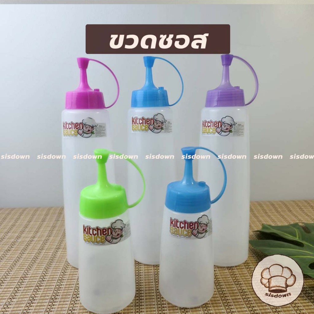 มาใหม่!! ขวดบีบซอส ขวดซอส แบบใส 400 , 700 มล. ขวดบีบนมข้น มายองเนส น้ำมัน ขวดใส่น้ำเชื่อม