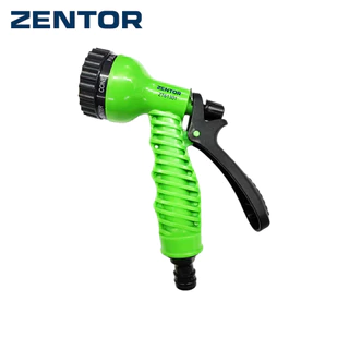 Zentor ปืนฉีดน้ำแรงดัน ปืนรดน้ำในสวน ปรับได้ 7 ระดับ น้ำไหลผ่านไม่สะดุด แข็งแรงทนทาน Trigger Nozzle