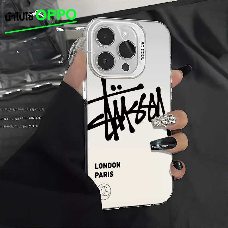 เคส OPPO แบรนด์แฟชั่น A15 A16 A18 A38 A78 A38 A18 A58 A77 A35 A17 A17K A79 5G A53 A16s A55 A3s เคสโทรศัพท์กันกระแทก