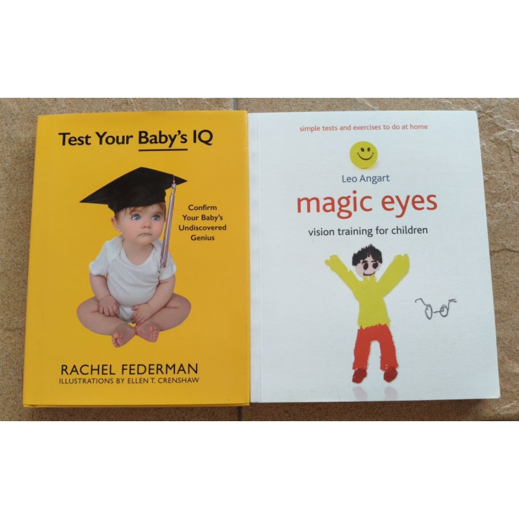 หนังสือ Test Your Baby's IQ และ Magic eyes