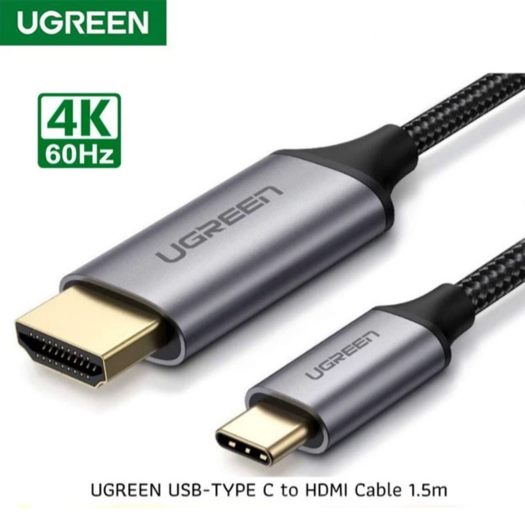 พร้อมส่ง UGREEN 50570 สายแปลง USB Type C to HDMI Cable (4K) สายแปลงสัญญาณภาพ USB TYPE C เป็น HDMI มีตัวเลือก