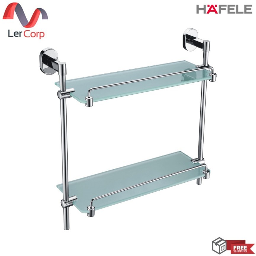 (Hafele) ชั้นวางของแบบกระจก 2 ชั้น รุ่น ECO II (499.98.230)