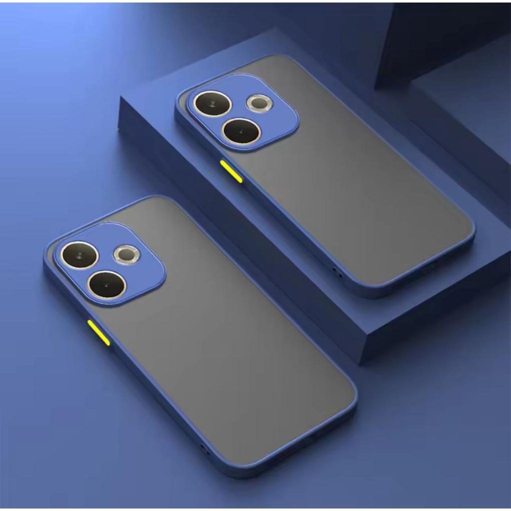 เคสขอบสีหลังด้าน สำหรับ Oppo A6Pro Reno14 Pro Reno14F A5I A5 A5x A5pro A3 A3X A79 Reno11F เคสกันกระแทก - รูปที่ 5