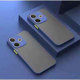 เคสขอบสีหลังด้าน สำหรับ Oppo A6Pro Reno14 Pro Reno14F A5I A5 A5x A5pro A3 A3X A79 Reno11F เคสกันกระแทก