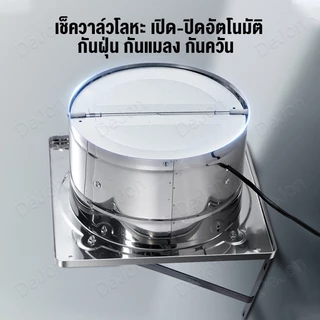 ฟรี3mท่อ ชุด✅เครื่องดูดควัน 6-12นิ้ว 120W ดูดควันในครัว Range Hoodพัดลมดูดอากาศ ดูดควันครัว พัดลมระบายอากาศ