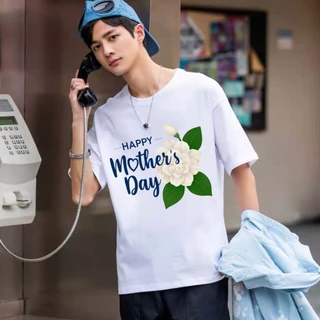 BK-1367-SHORT เสื้อยืดแขนสั้นพร้อมส่ง 10สี ลายวันแม่ขายดีตามเทรนด์ ลายน่ารัก สีสันสดใสน่ารัก ใส่ได้ทั้งหญิงและชาย