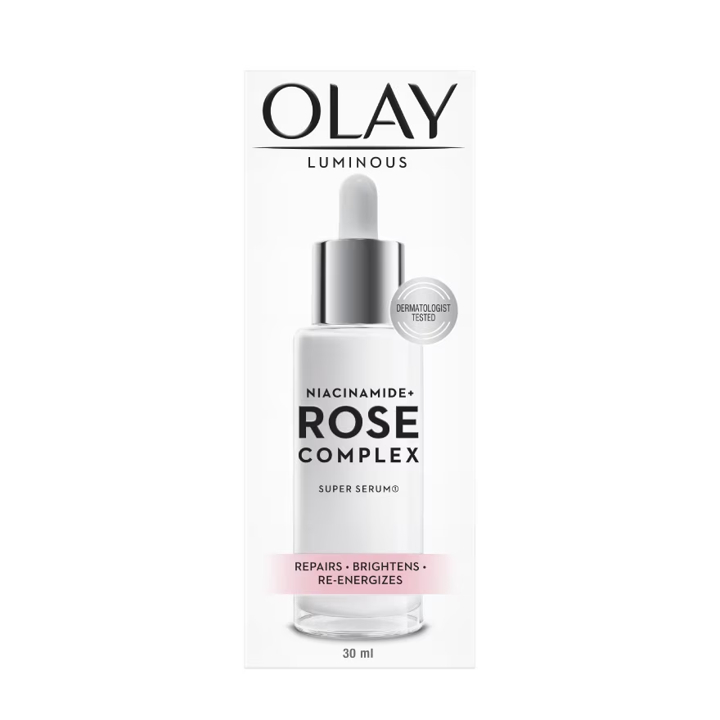 OLAY Luminous Niacinamide + Rose Complex Serum โอเลย์ ลูมินัส ไนอะซินาไมด์ + โรส คอมเพล็กซ์ เซรั่ม 30g