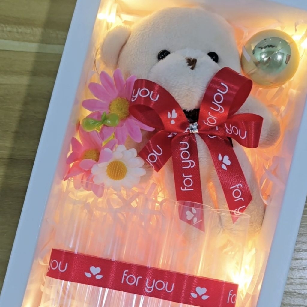 หมี for you มีไฟ ใส่เงินได้ 5 ช่อง