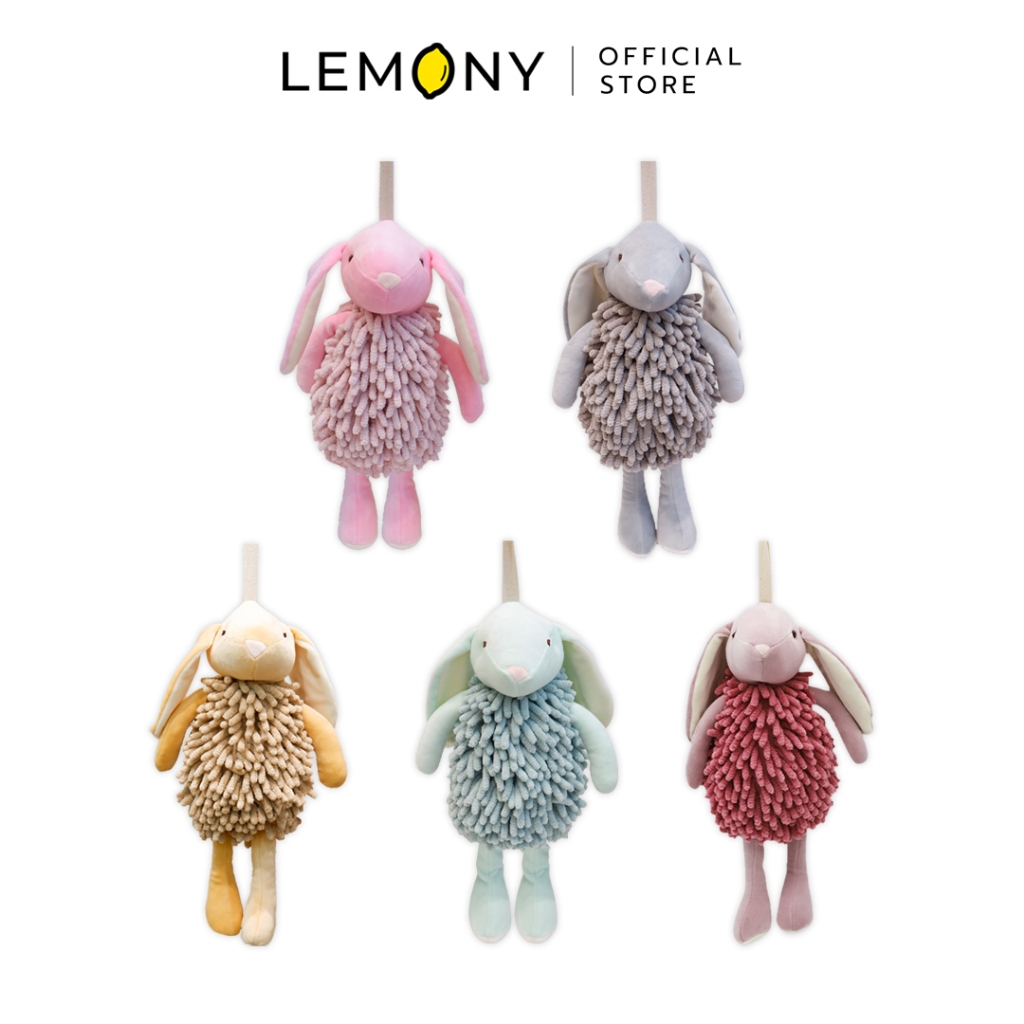 LEMONY ผ้าเช็ดมือ ตุ๊กตากระต่ายพุงกลม สุดคิ้วท์  Hand Towel