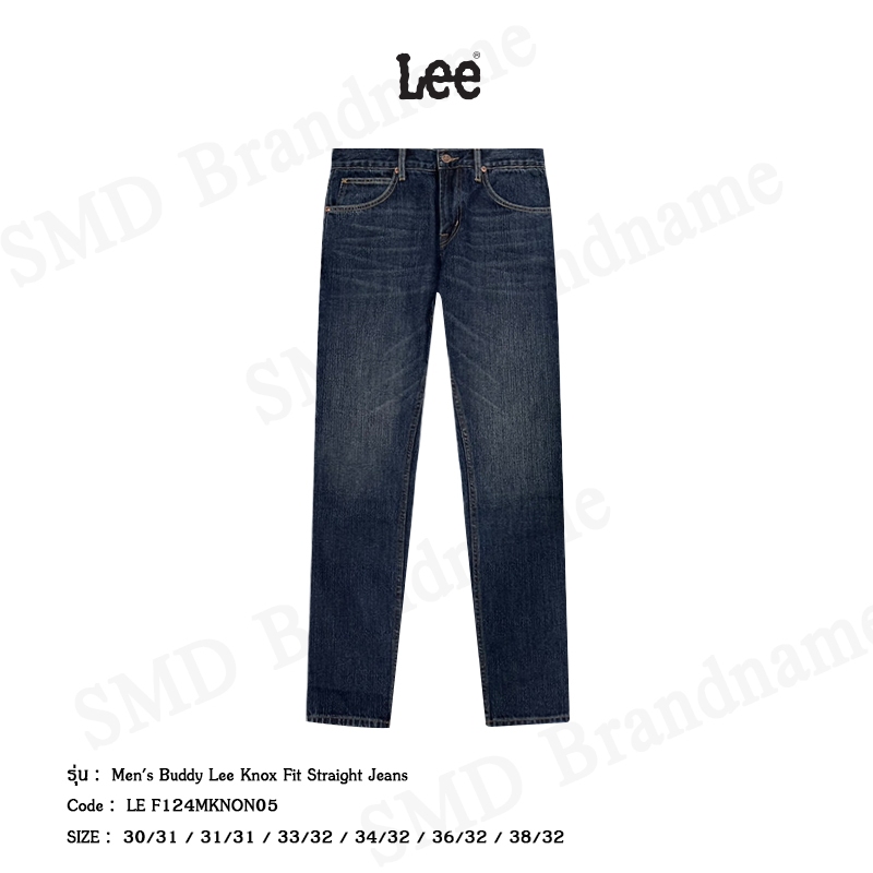 Lee กางเกงยีนส์ รุ่น Men's Buddy Lee Knox Fit Straight Jeans Code: LE F124MKNON05