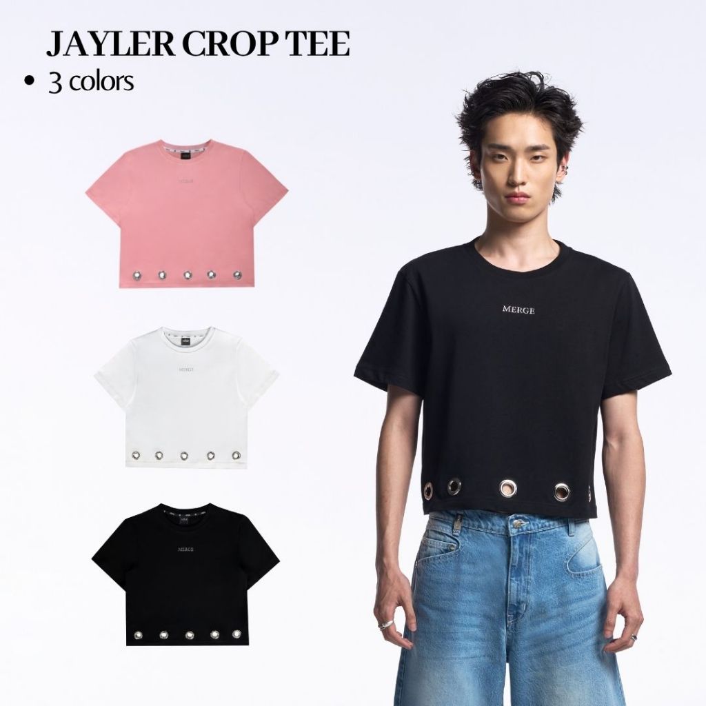 Merge Official - Jayler Crop Tee (พร้อมส่ง)