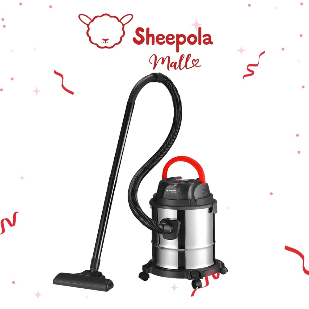 เครื่องดูดฝุ่น 2000W 15L เครื่องดูดฝุ่นอุตสาหกรรม ดูดน้ำ เป่าลม ถังสแตนเลส เครื่