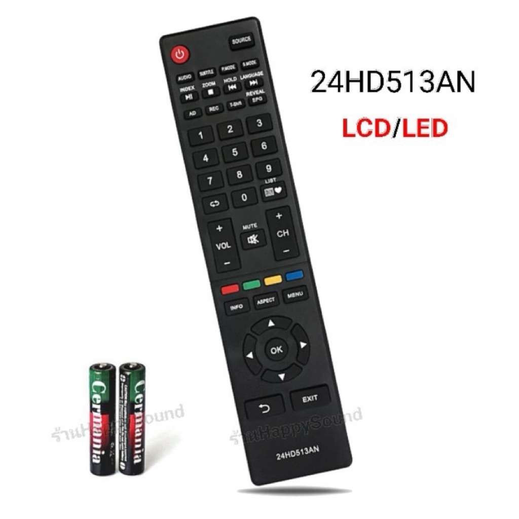 รีโมททีวี LCD/LED รุ่น 24HD513AN