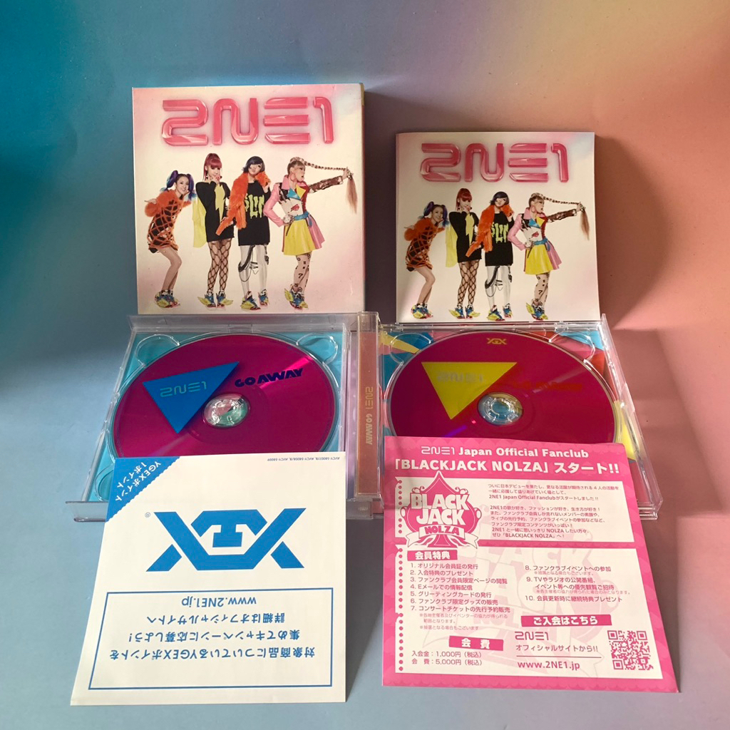 🛒 (พร้อมส่ง) CD+DVD ซีดีเพลง: 2NE1 — Go Away (Limited Edition/Type B) [Japan]