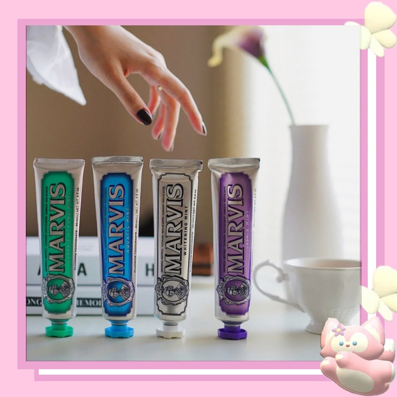 🔥ยาสีฟันจากอิตาลี MARVIS Toothpaste 85ml ยาสีฟัน Marvis 85ml ฟันลื่นสะอาดใช้ดีจริงๆ