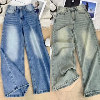 กางเกงยีนส์ขายาว กางเกงยีนส์เอวสูง หลายสีให้เลือก ผ้าใส่สบาย…