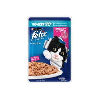 Felix เฟลิกซ์ (1 ซอง) อาหารเปียกแมว 85g.