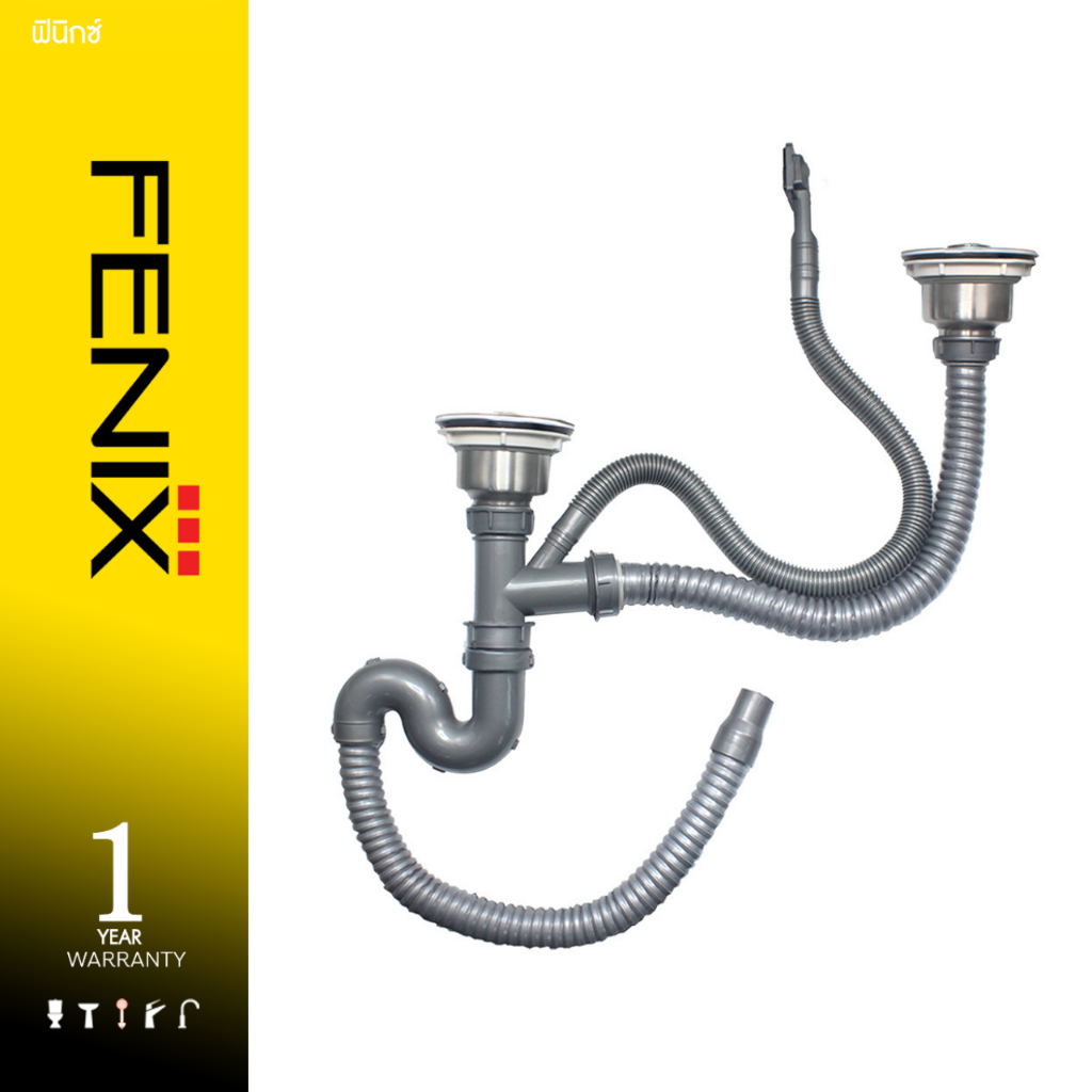 FENIX สะดืออ่างซิงค์ล้างจาน แบบ 1 และ 2  หลุม สะดือ B รุ่น COR-SS11B,COR-SS22B