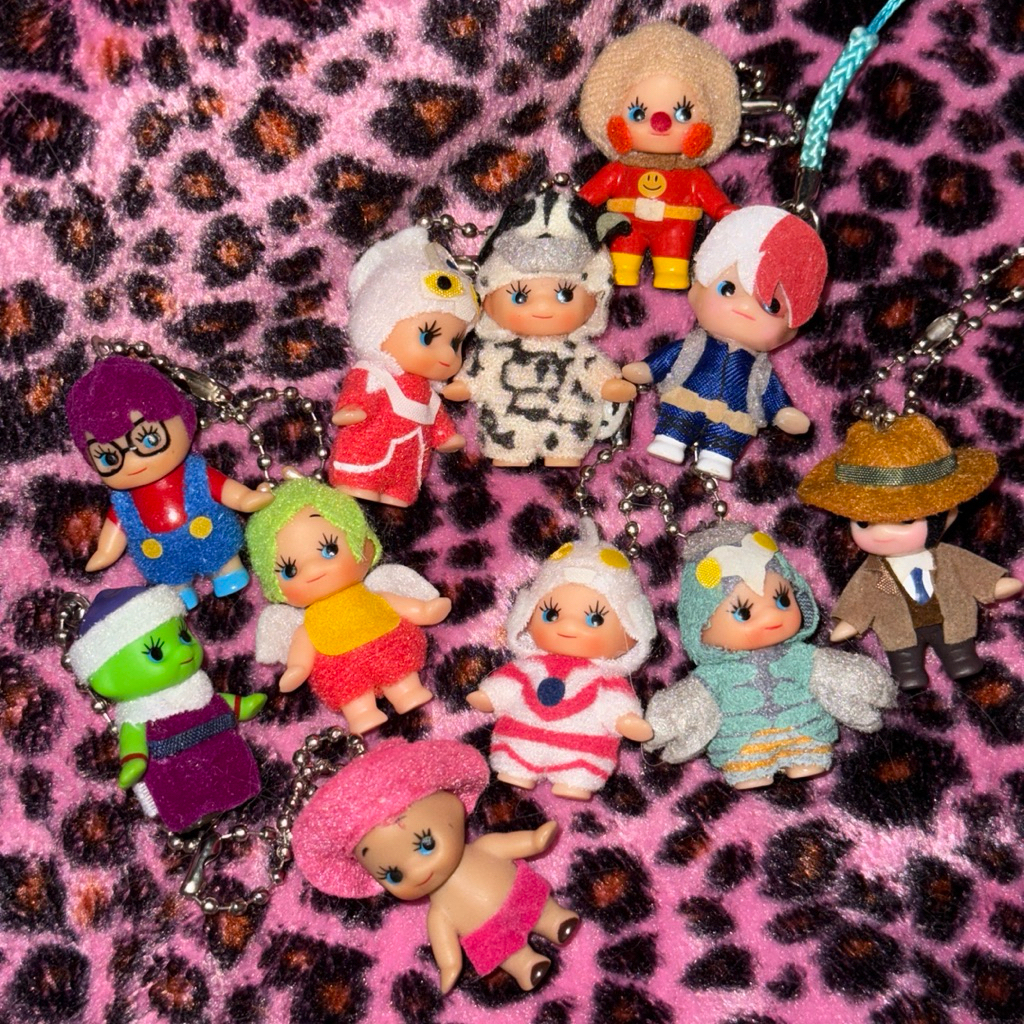 update18/06 rinkoqf พวงกุญแจคิวพี คิวพีจิ๋ว kewpie อนิเมะ อันปังแมนอุลตร้าแมน dragon ball mickey one piece touken ranbu
