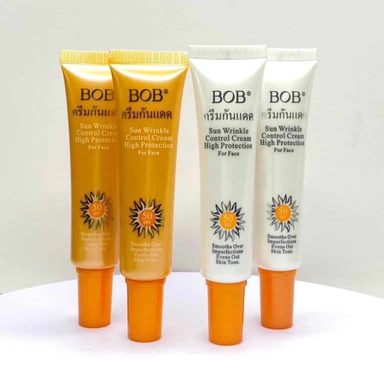 ☀️BOB ครีมกันแดด spf50 ปรับสีผิว เนื้อเนียน เกลี่ยง่าย ขนาด25กรัม (ชิ้น)