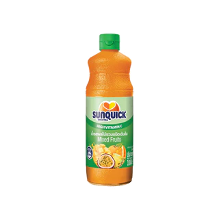 Sunquick ซันควิกน้ำผลไม้ชนิดเข้มข้น 1000 มล.( 3 ขวด) (ขวดพลาสติก)