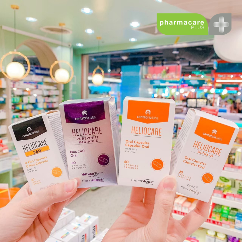แท้💯✨Heliocare 360 Advance Oral / Pure white - Purewhite / ultra D / 360 D plus วิตามิน เฮลิโอแคร์ ออรัล