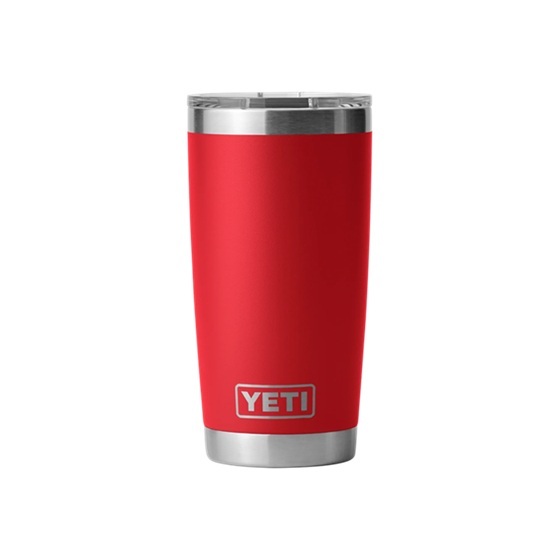 YETI RAMBLER 20 OZ TUMBLER RESCUE RED