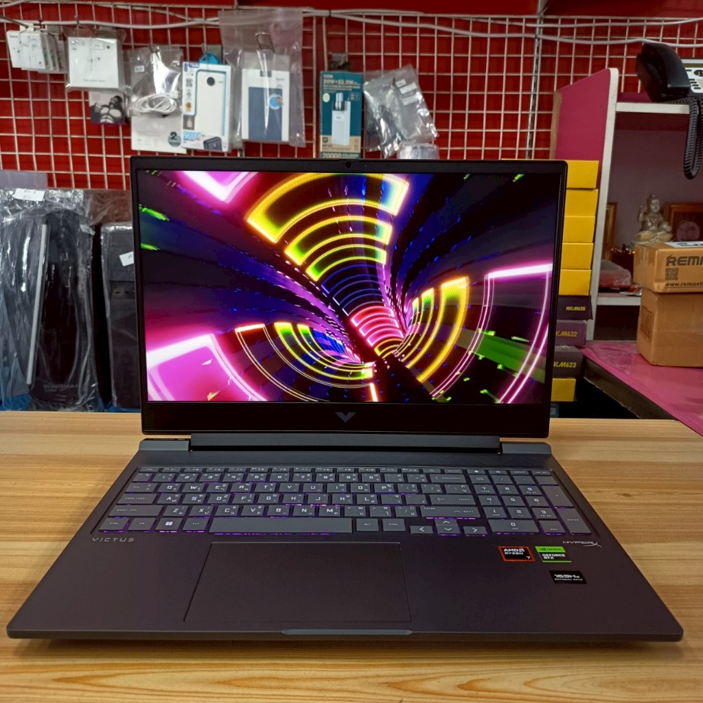 HP VICTUS 16-S1118AX สภาพเครื่อง 100% ไร้ริ้วรอย ประกันศูนย์ Onsite 13/06/2026