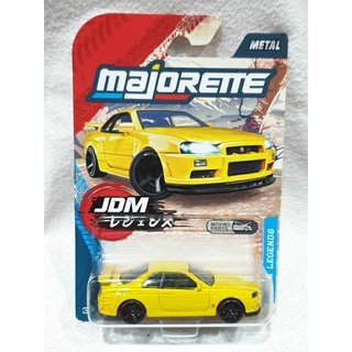 (R34 R35) Majorette Nissan GT-R ก๊อตซิล่า สินค้าใหม่ในแพ็ค ล้อสุ่ม ไข่สุ่ม สินค้าลิขสิทธิ์แท้