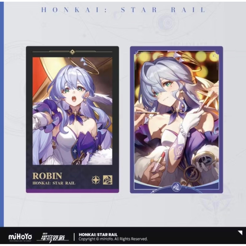 (พร้อมส่ง) Postcard — Robin โปสการ์ด ฮงได รางดาว HSR