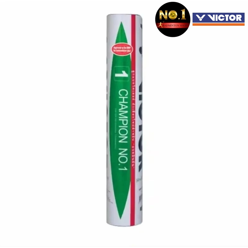 VICTOR ลูกแบดมินตัน CHAMPION No.1 (แถบแดง) Speed 75แท้💯 By. No.1 Badminton Shop (โปรดอ่านรายละเอียดก