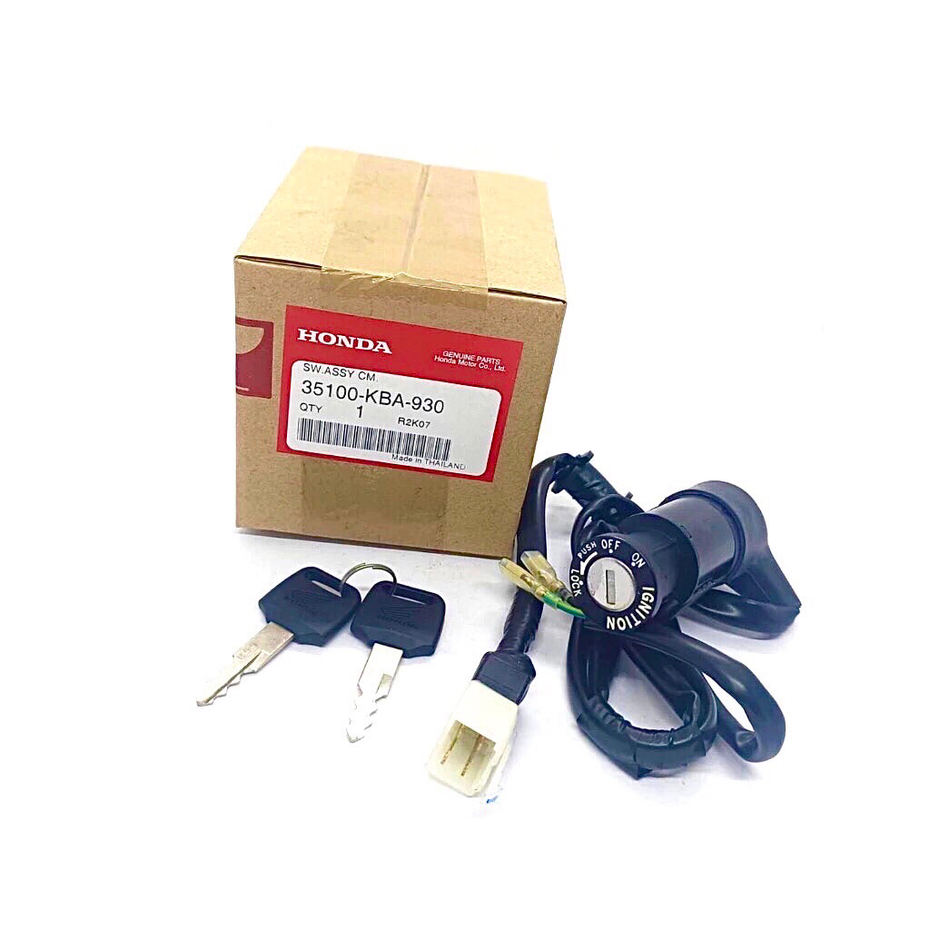 กุญแจคอLSแท้ใหม่เบิกศูนย์ กุญแจคอLS+ลูกกุญแจ ใส่LSตัวเก่า LSตัวใหม่ LS125-LS12D