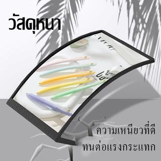 ป้ายอะคริลิคตั้งโต๊ะ A4/A5/A6 การออกแบบลายไม้ ฐานแน่นหนา ใช้ได้กับ โรงแรม ร้านค้า และสถานที่ ป้ายเมนู