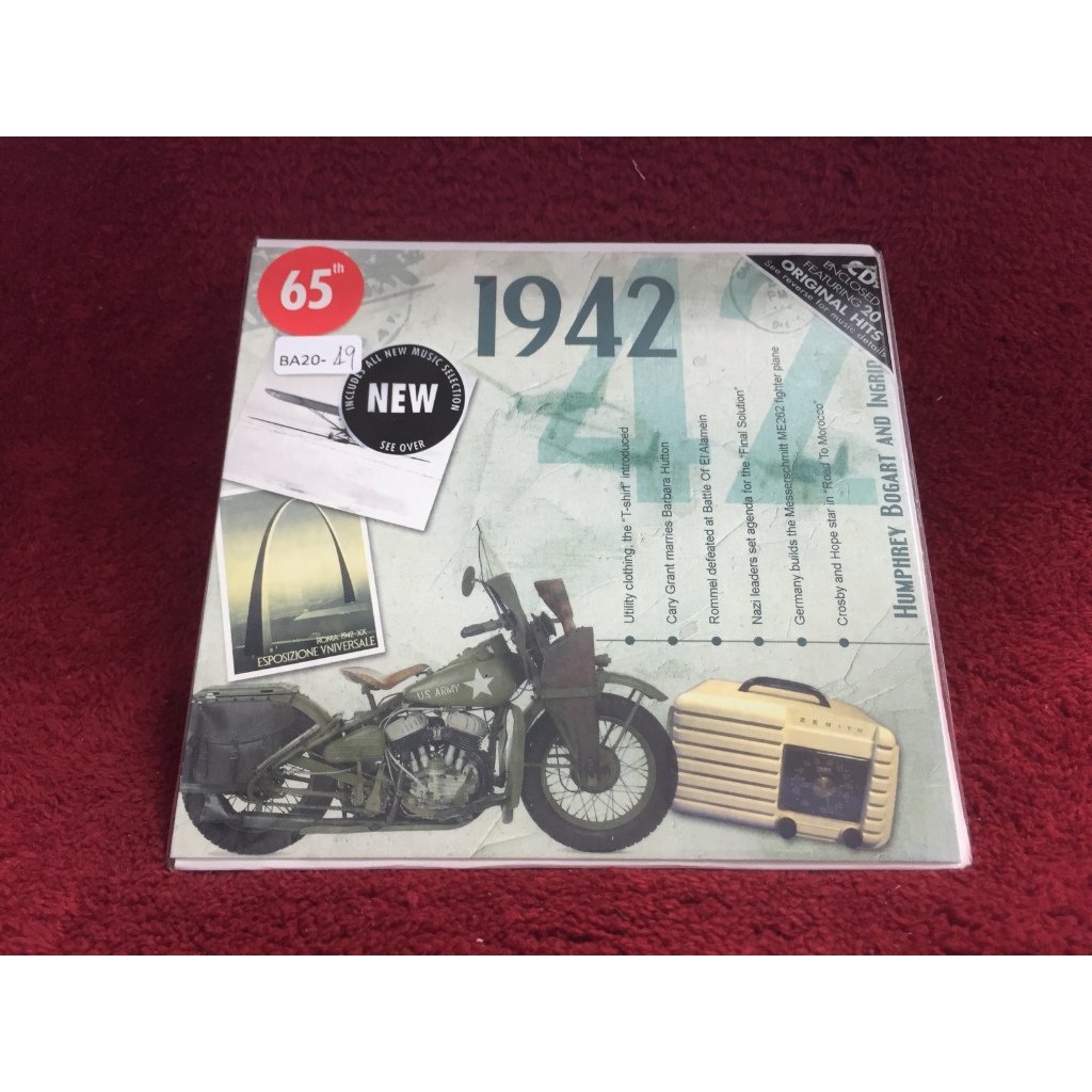CD 20 Original Hit Songs Of 1942 สภาพตามปก BA20-49