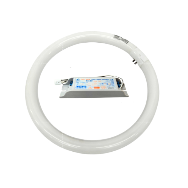 หลอดไฟ ฟลูออเรสเซนต์กลม หลอดโค้ง หลอดนีออน T9 32W พร้อมบัลลาสต์อิเล็กทรอนิกส์ไฟเพดาน - รูปที่ 2