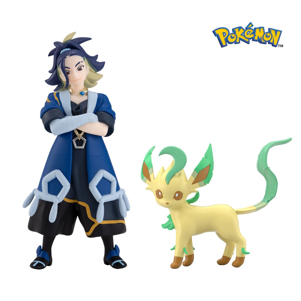 BANDAI Pokémon Scale World Hisui Region Adaman & Leafeon w/o gum PREMIUM BANDAI Candy Toy <Jan 2026 