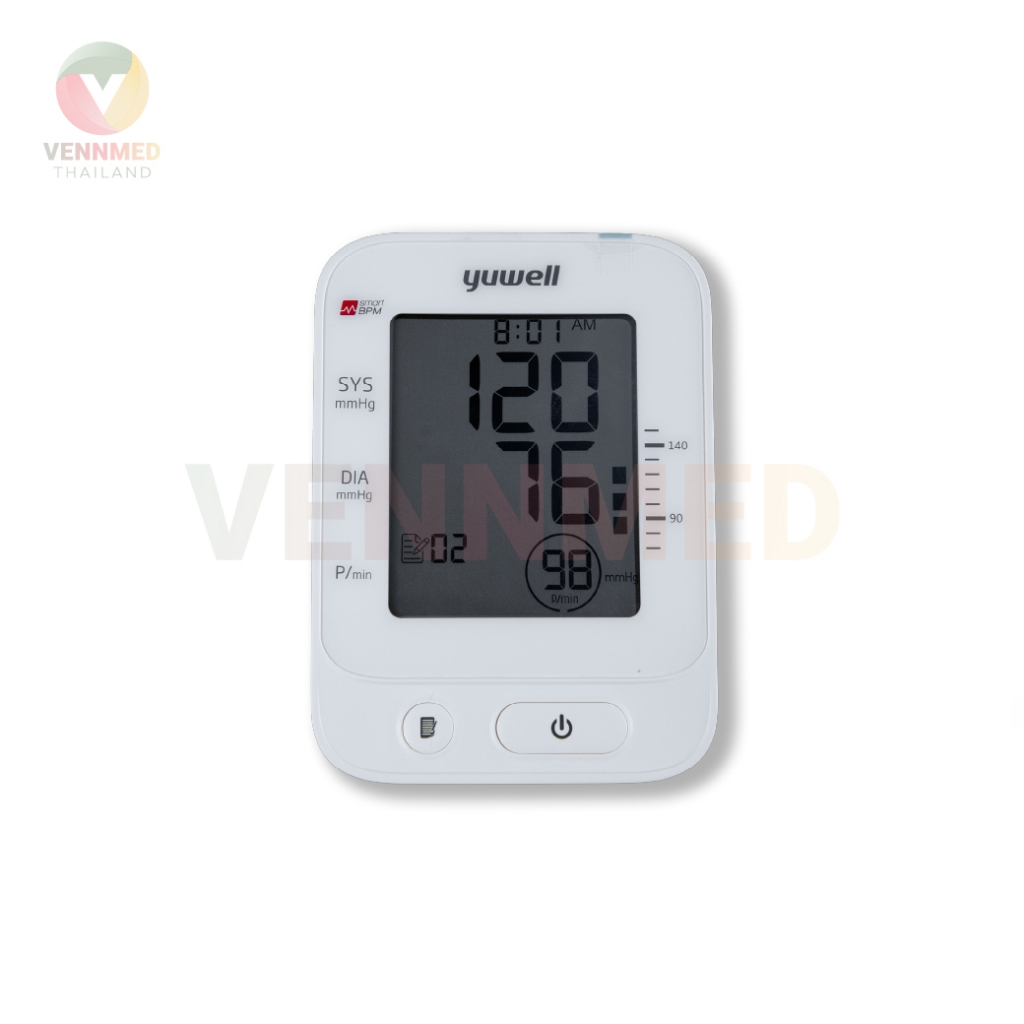 เครื่องวัดความดันโลหิต Yuwell รุ่น YE660E มีเสียงพูด
