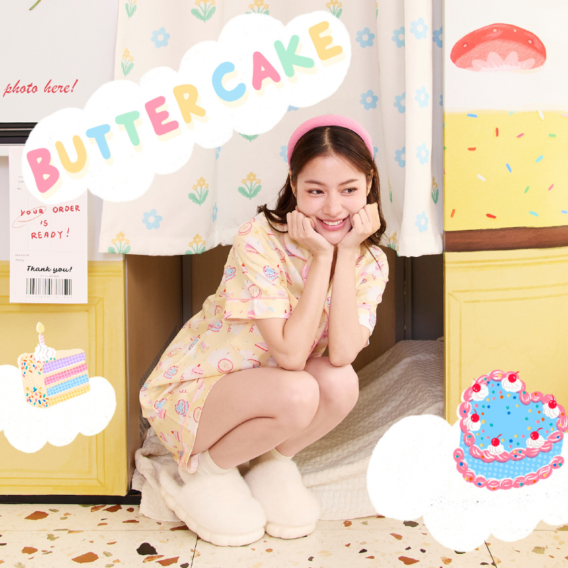 ชุดนอน sliptosleep – Butter Cake Set