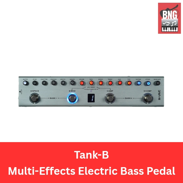 TANK-B Multi-Effects Electric Bass Pedal