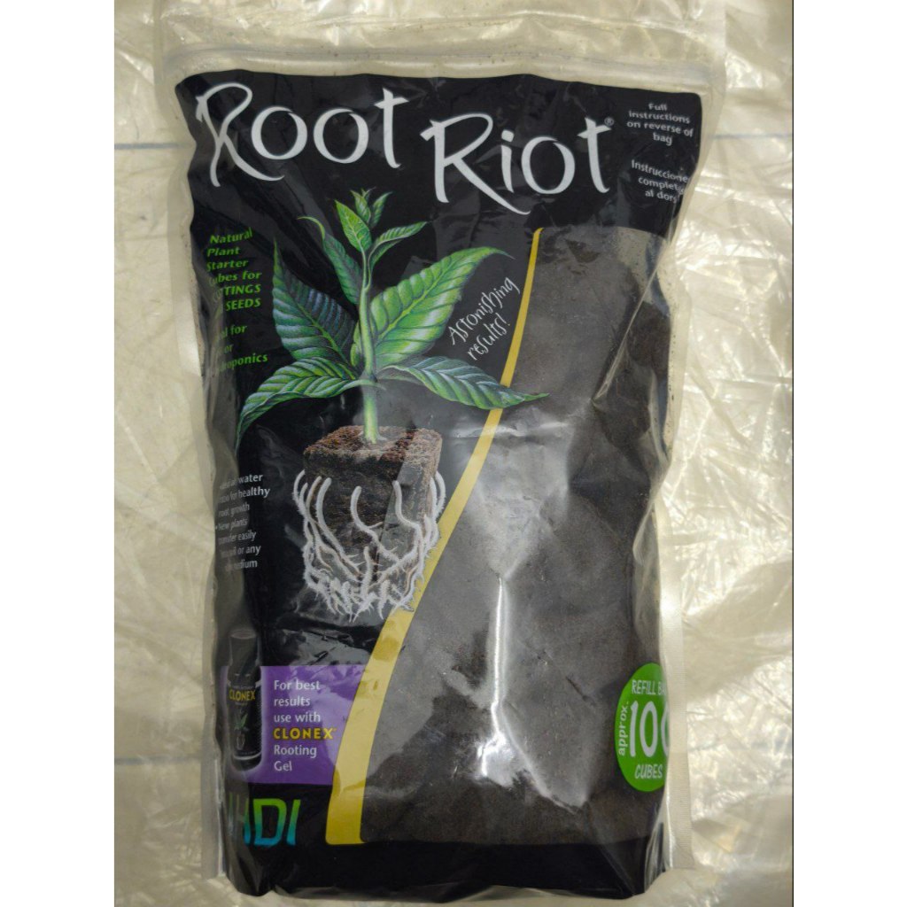 Root Riot Propagation Cubes package ถุง ขนาด 100 ชิ้น (100 cubes) ปักชำ เพาะ เมล็ด ของแท้ 100%