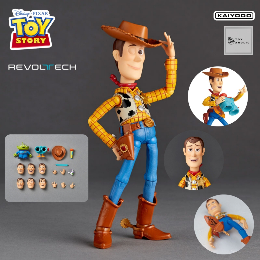 [ลิขสิทธิ์แท้💯/พร้อมส่ง🚛] Revoltech TOY STORY Woody Ver.2.0
