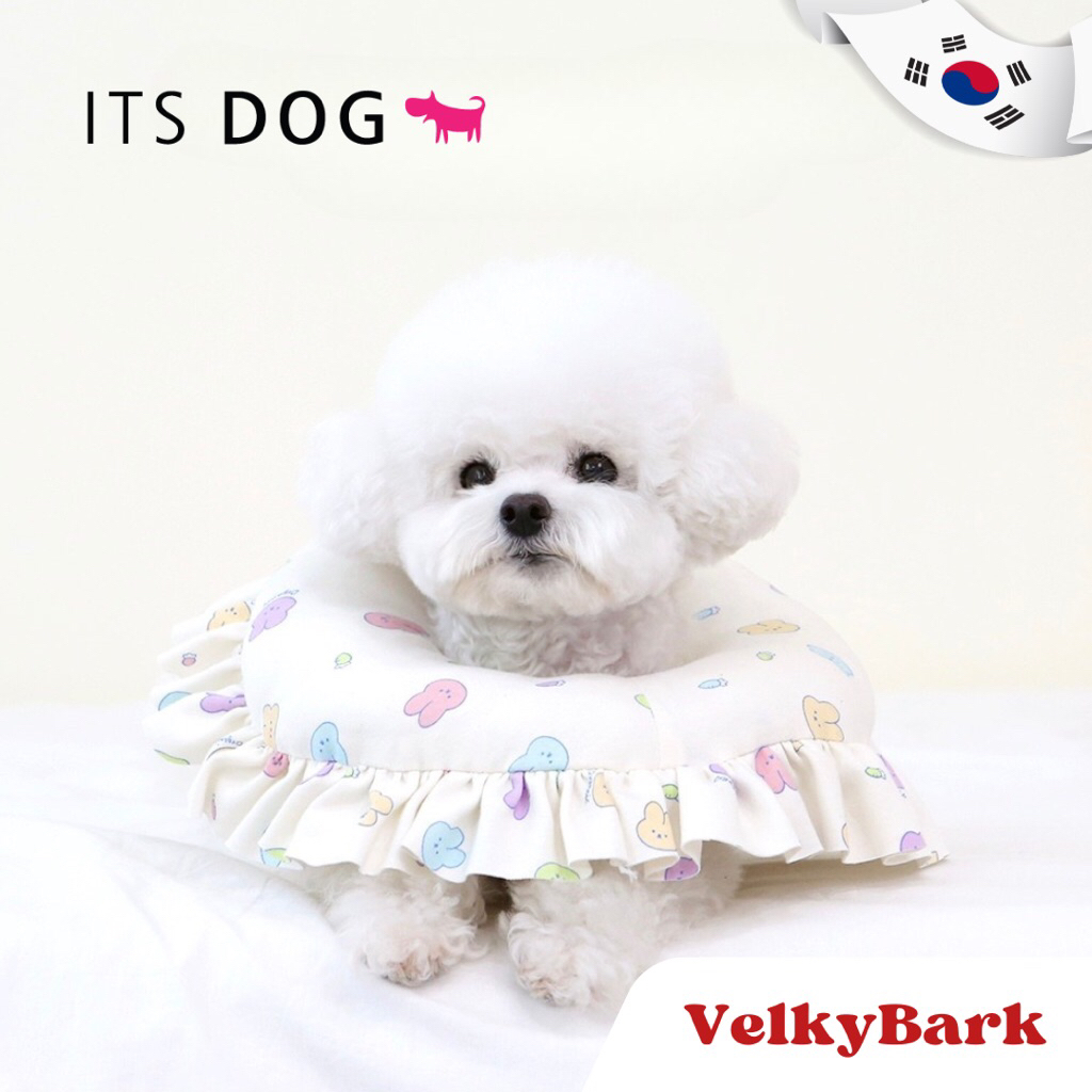 [พร้อมส่ง] ITS DOG 🇰🇷 ปลอกคอกันเลียสัตว์เลี้ยง ผ้า Organic Collar สัตว์เลี้ยง คอลล่าสุนัข คอลล่าแมว