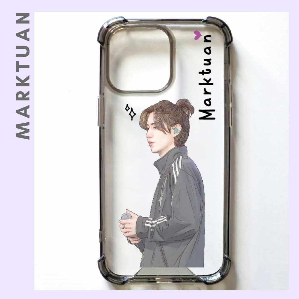 MD18. เคสสกรีน UV รูปวาด Mark Tuan : GOT7 : Marktuan : MarktuanGot7 : มาร์คต้วน : มาร์คต้วนGot7