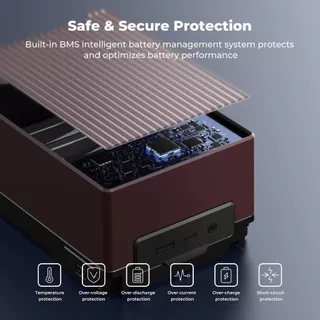 K&F V Mount Battery with USB-C, USB-A, BP and D-TAP ports