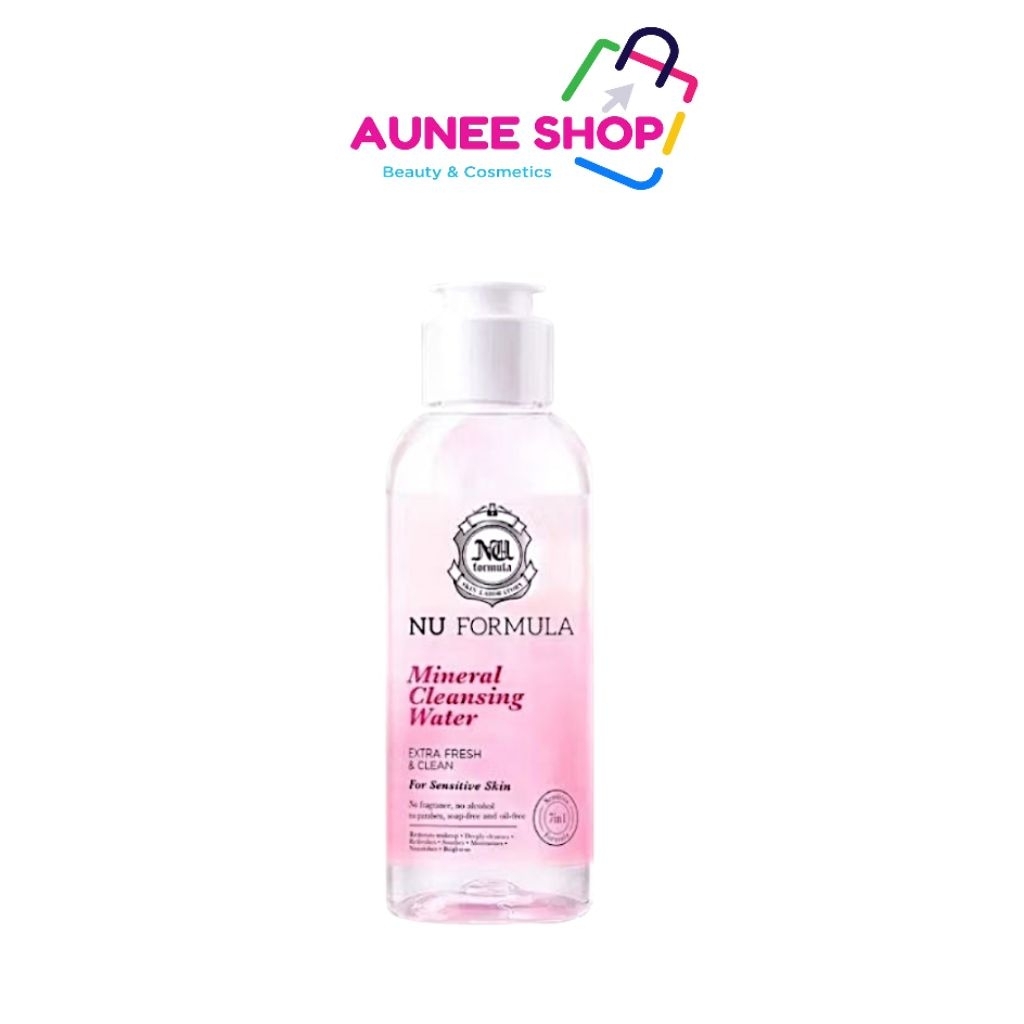 ส่งฟรี/มีไลฟ์  Nu Formula นู ฟอร์มูล่า มิเนอรัล คลีนซิ่ง วอเตอร์ 100 มล.