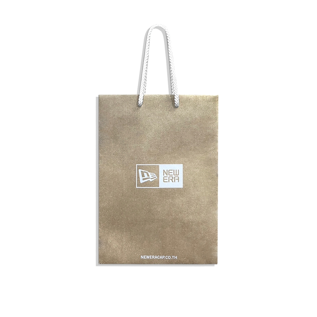 NewEra ถุงกระดาษ NE สีน้ำตาล ขนาด 7.9 x 11 x 6 นิ้ว
